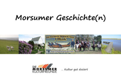 Ein gedrucktes Dankeschön: ″Morsumer Geschichte(n)″