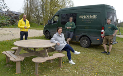 Neues Mobiliar für Morsumer Kurpark